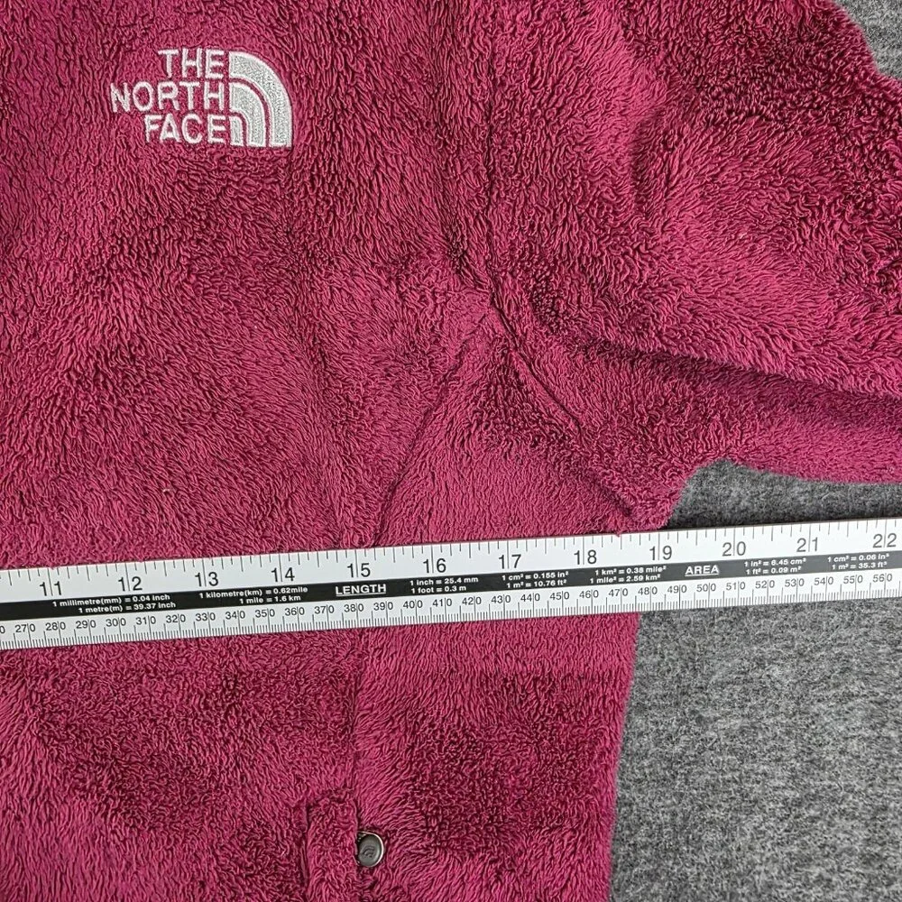 The North Face Jacket Womens Medium Pink Fleece Full Zip Soft Plush Warm Winter - Picture 7 of 9